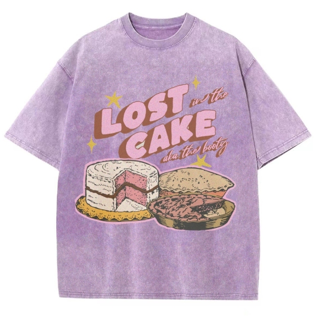 Lost in the Cake Vintage Snowflake Washed T-Shirt