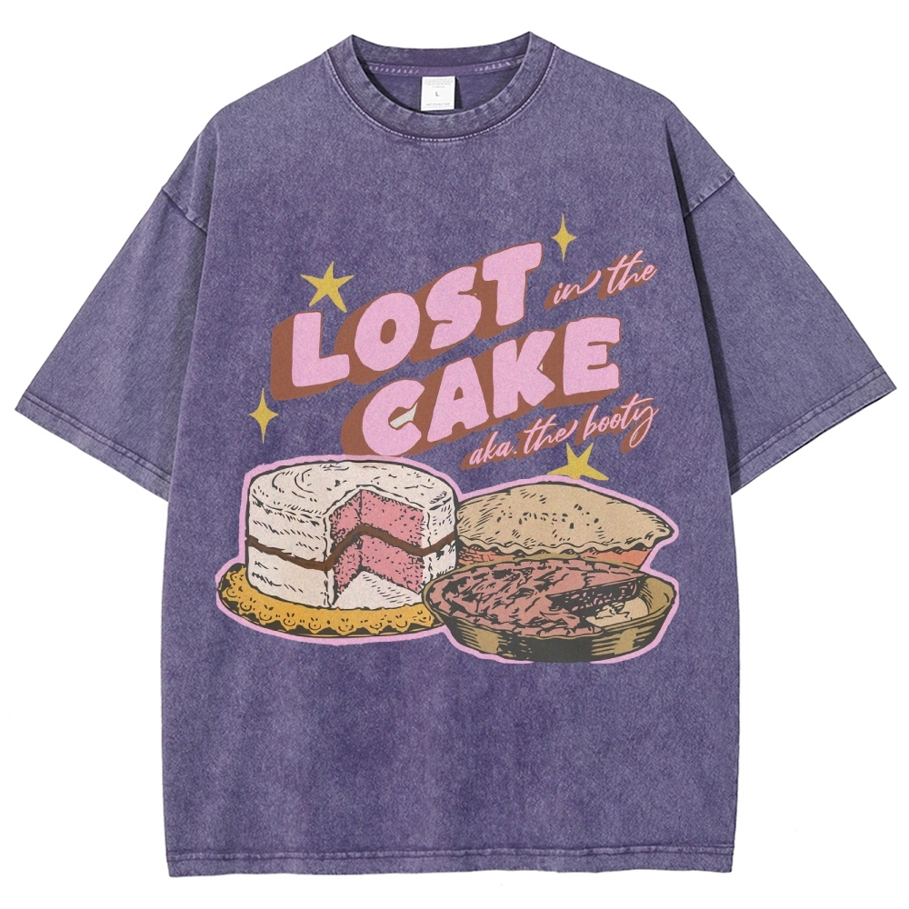 Lost in the Cake Vintage Snowflake Washed T-Shirt