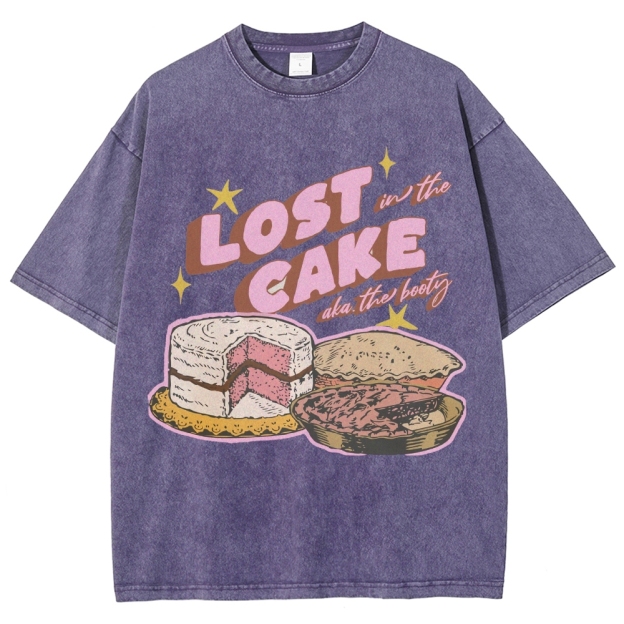 Lost in the Cake Vintage Snowflake Washed T-Shirt