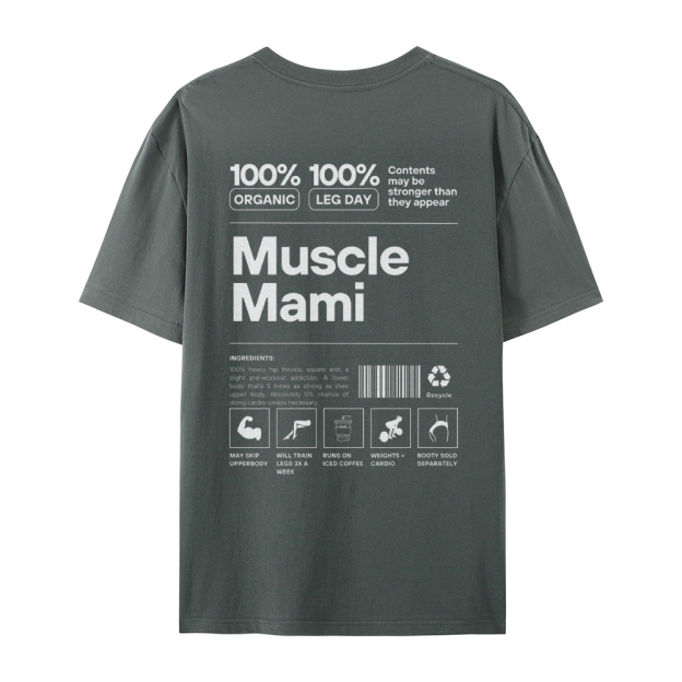 Muscle Mami Casual Short Sleeve T-Shirt