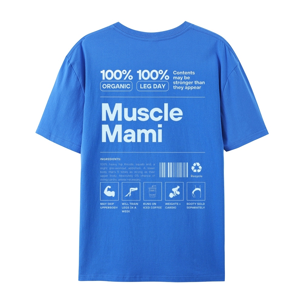 Muscle Mami Casual Short Sleeve T-Shirt