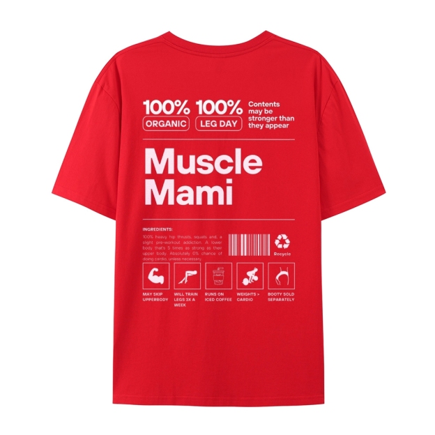 Muscle Mami Casual Short Sleeve T-Shirt