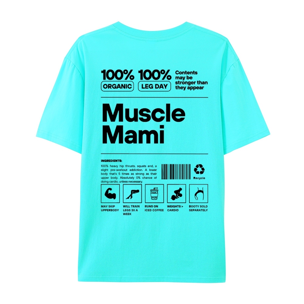 Muscle Mami Casual Short Sleeve T-Shirt