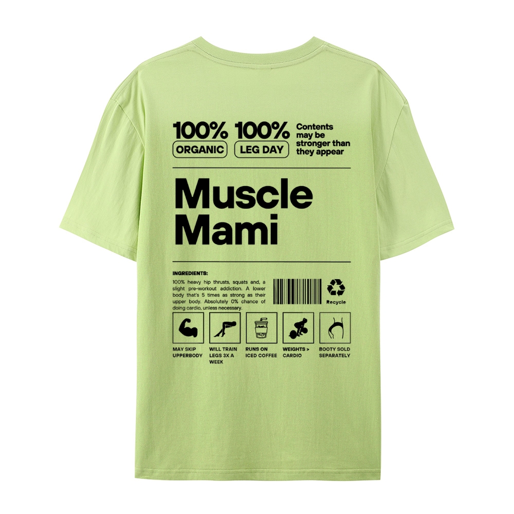 Muscle Mami Casual Short Sleeve T-Shirt