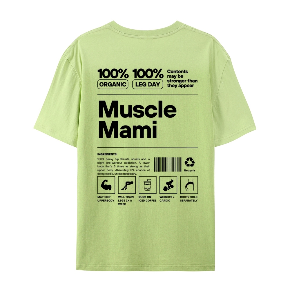 Muscle Mami Casual Short Sleeve T-Shirt