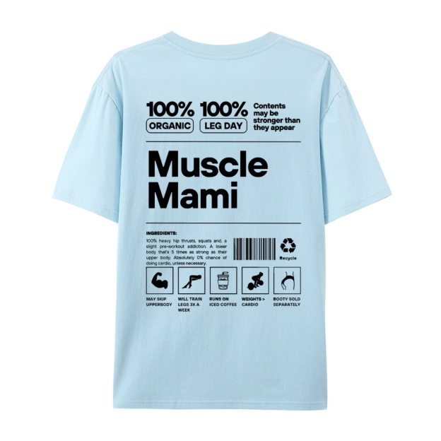 Muscle Mami Casual Short Sleeve T-Shirt