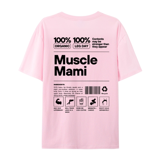 Muscle Mami Casual Short Sleeve T-Shirt