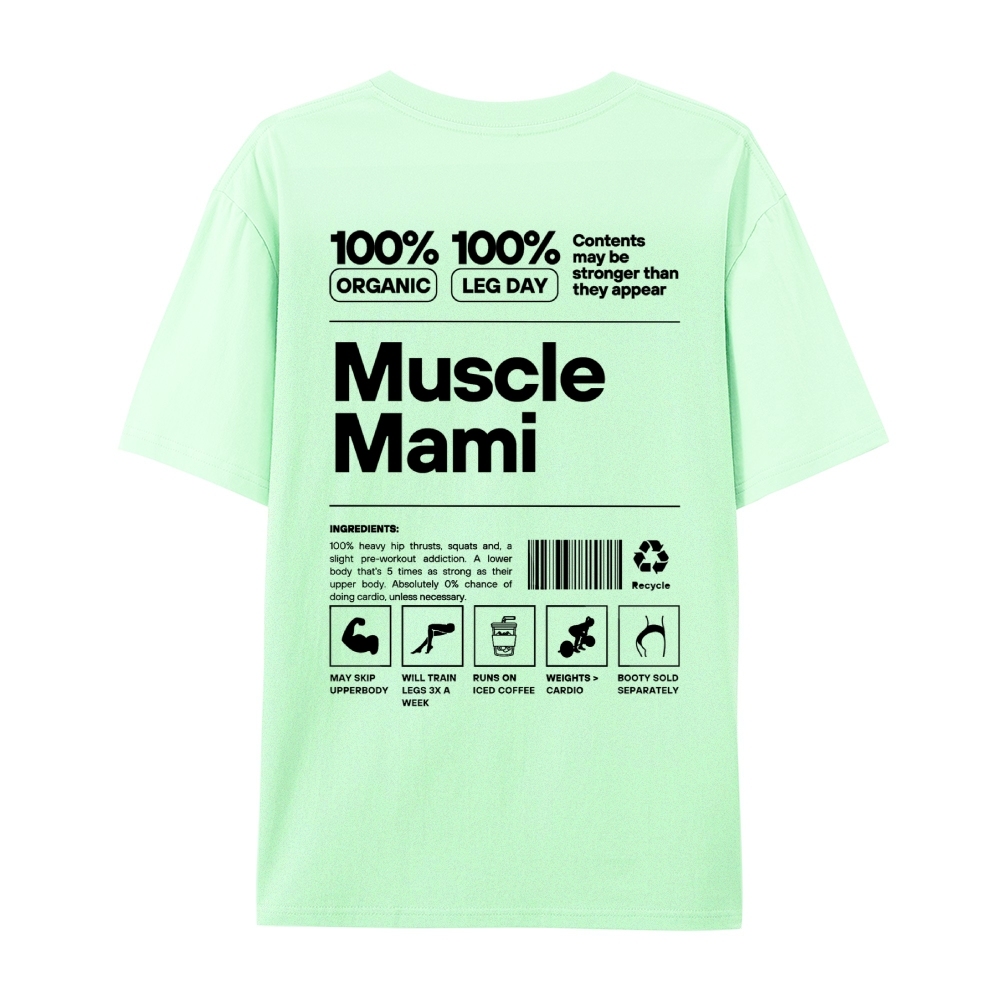 Muscle Mami Casual Short Sleeve T-Shirt