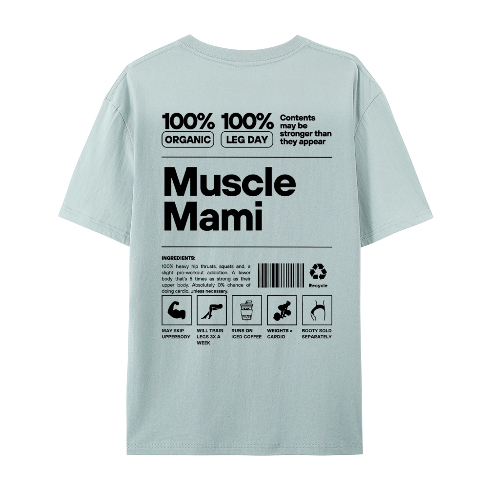 Muscle Mami Casual Short Sleeve T-Shirt