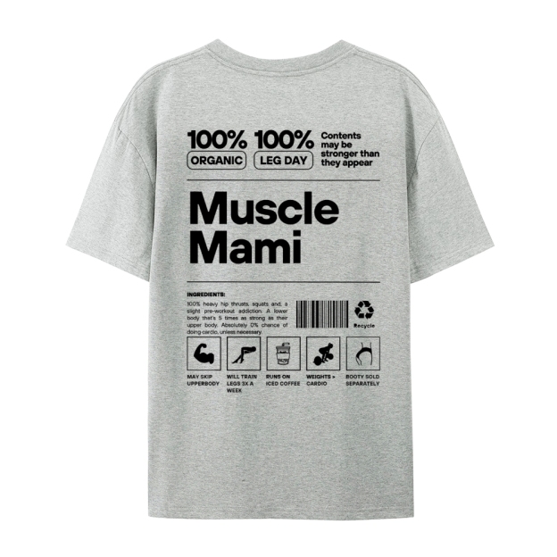 Muscle Mami Casual Short Sleeve T-Shirt