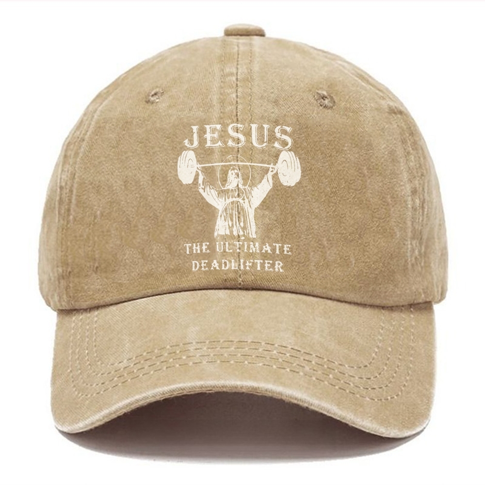 Jesus Unisex Vintage Casual Washed Cap