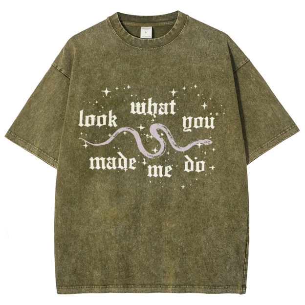 Look What You Made Me Do Washed T-shirt