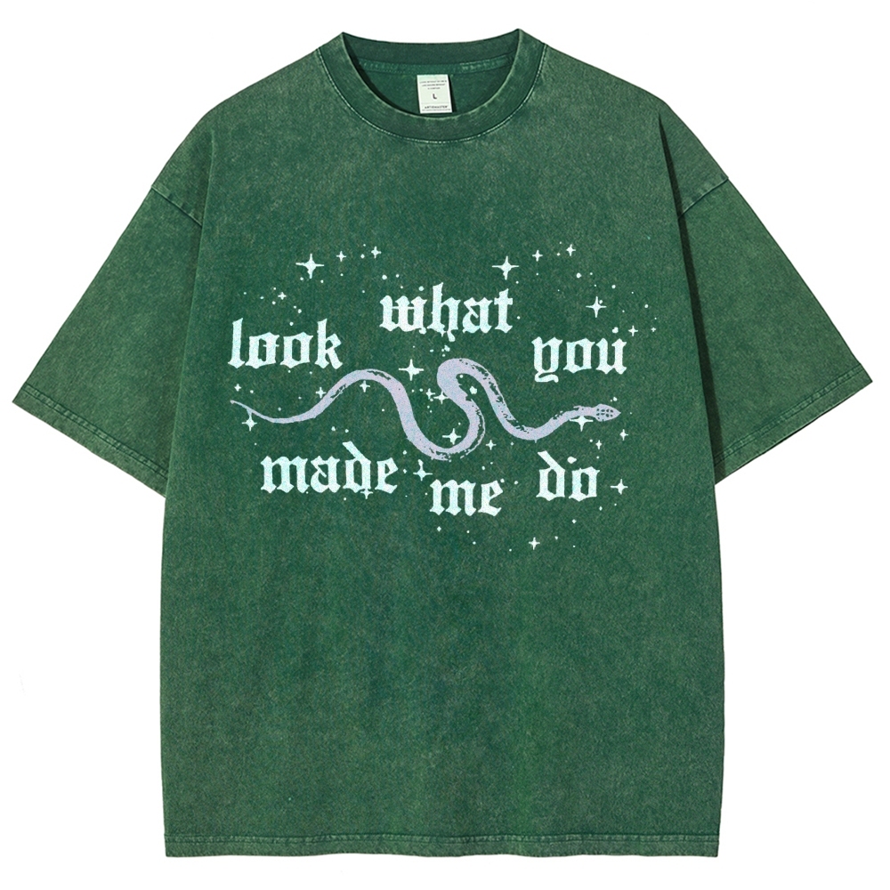 Look What You Made Me Do Washed T-shirt