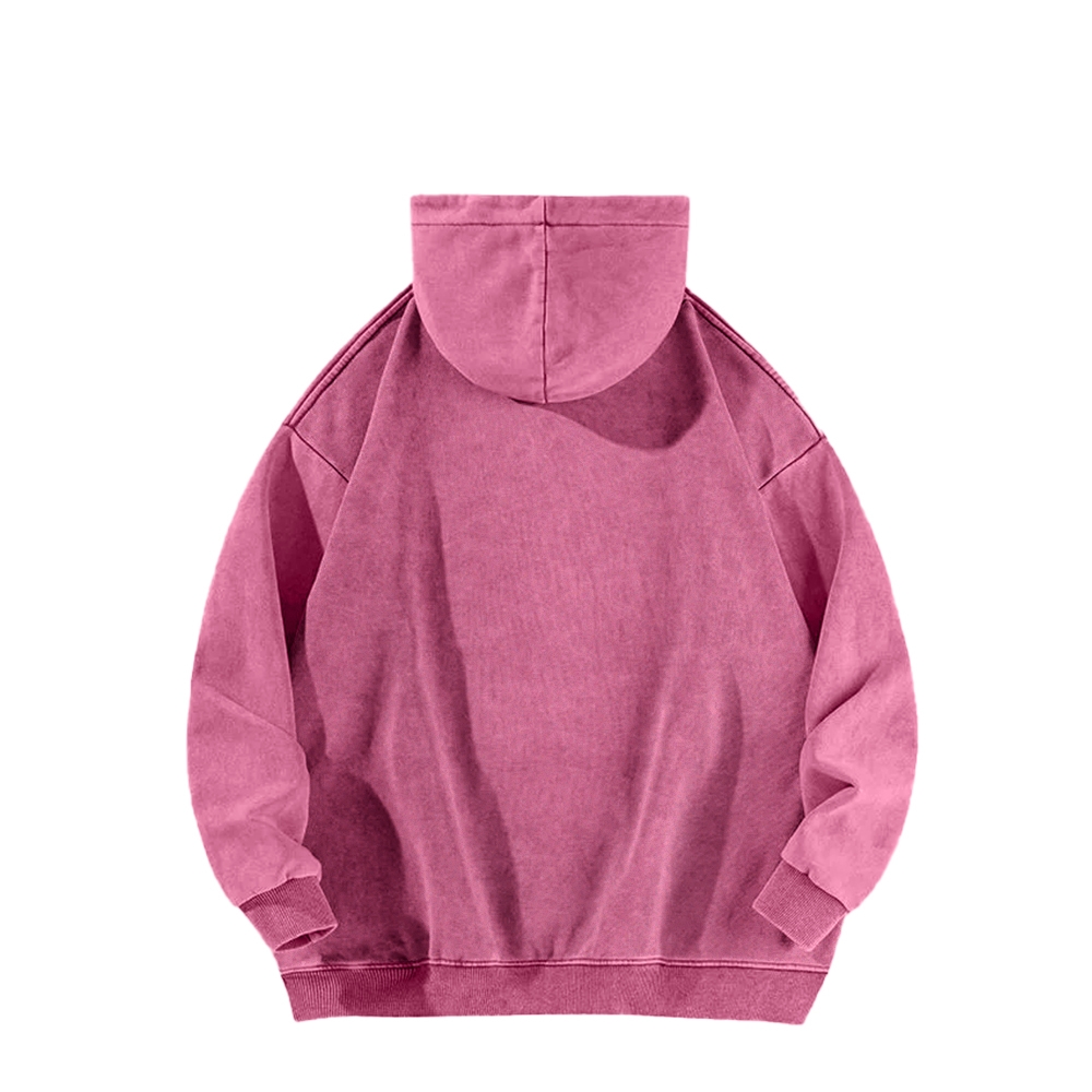 Tattoos Are Stupid Washed Long Sleeved Hoodie
