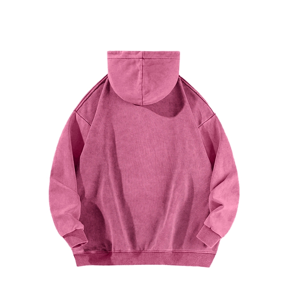 Tattoos Are Stupid Washed Long Sleeved Hoodie
