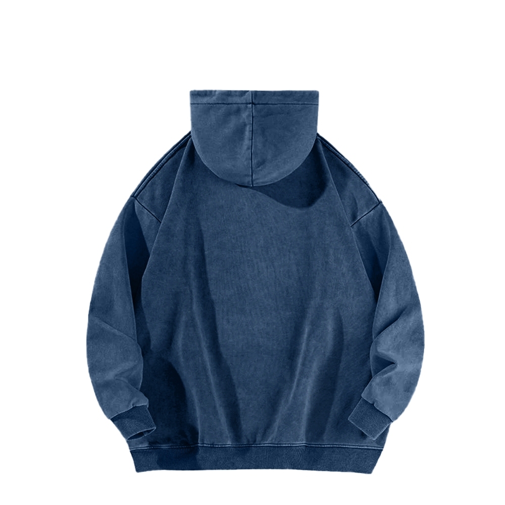 Tattoos Are Stupid Washed Long Sleeved Hoodie