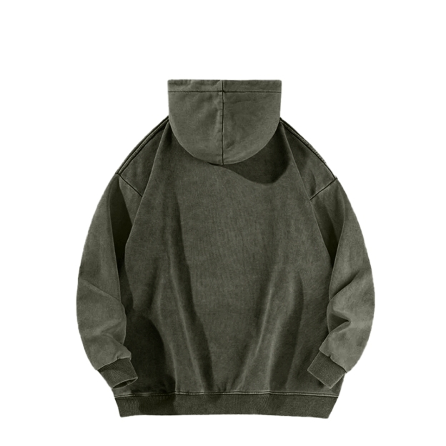 Tattoos Are Stupid Washed Long Sleeved Hoodie
