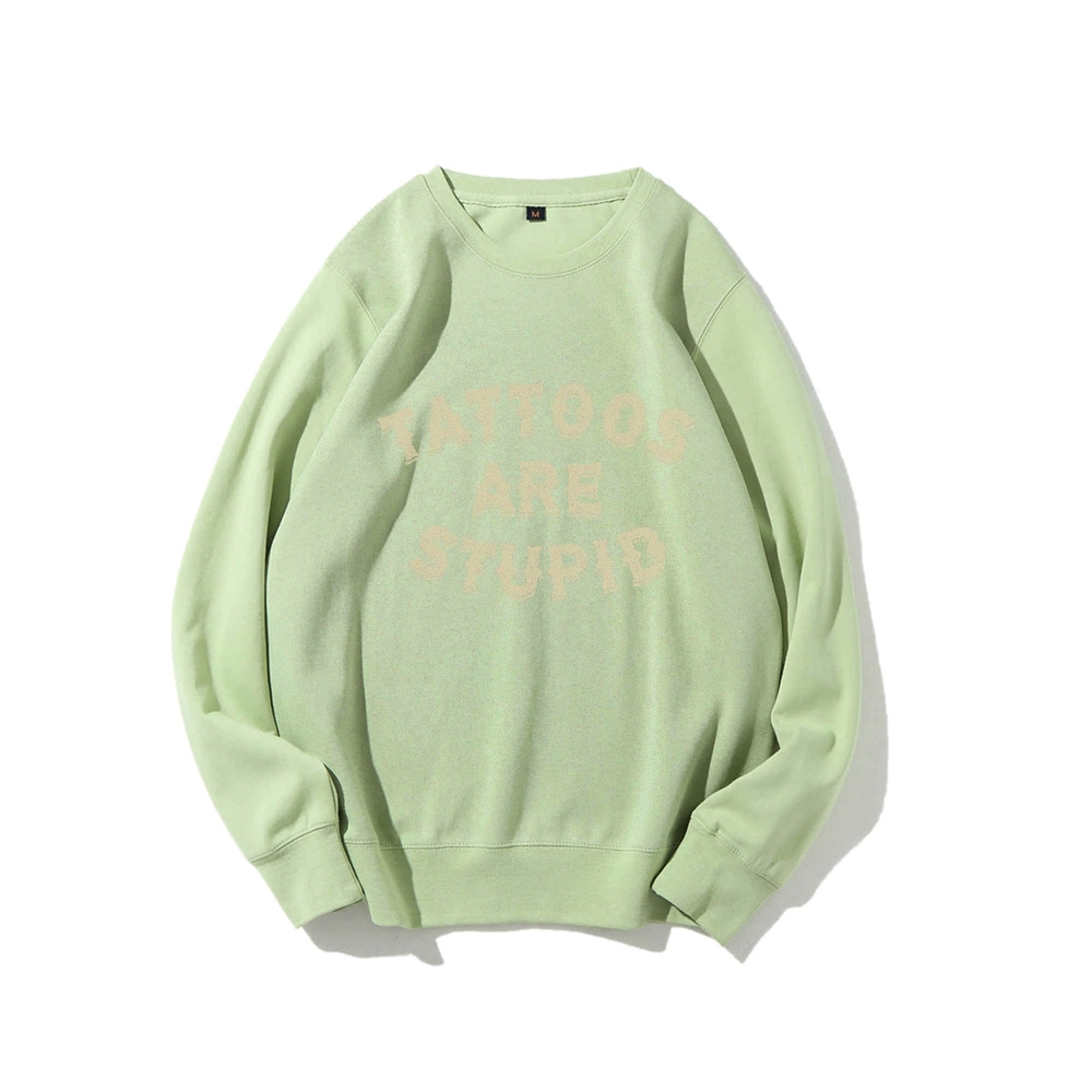 Tattoos Are Stupid Round Neck Sweatshirt