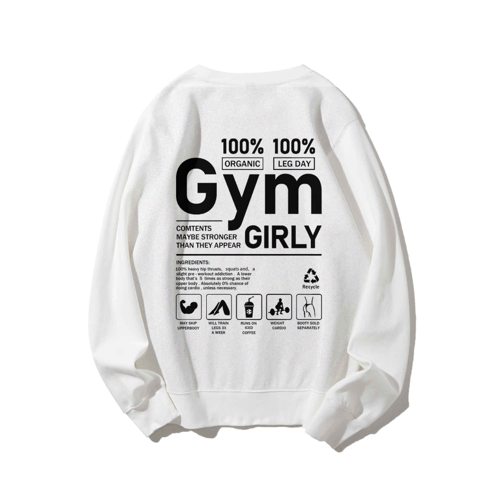 Gym Girl Long Sleeved Sweatshirt