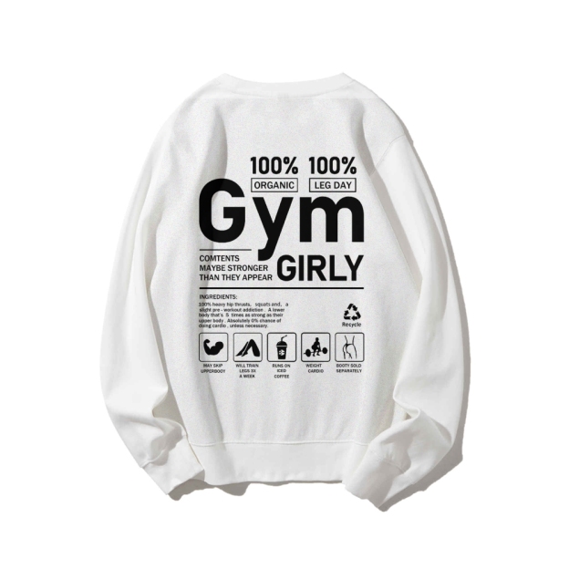 Gym Girl Long Sleeved Sweatshirt