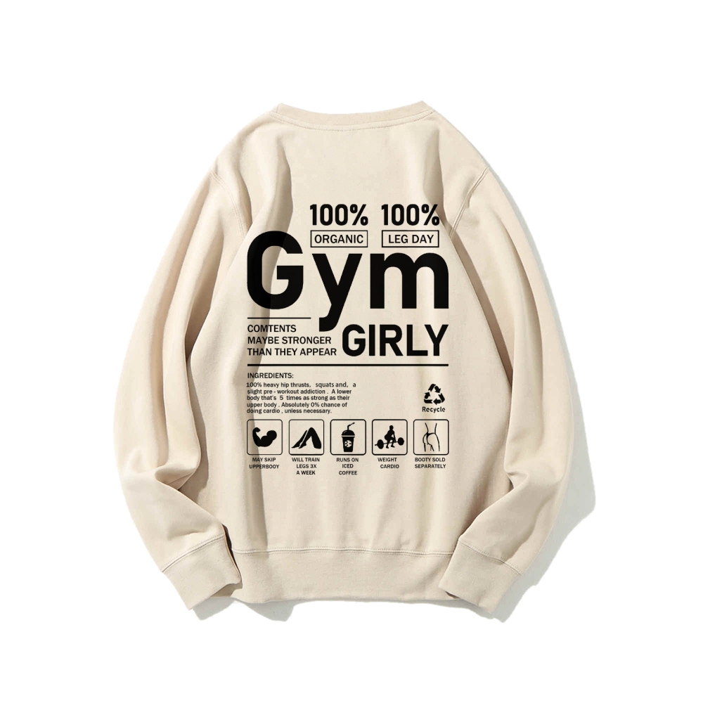 Gym Girl Long Sleeved Sweatshirt