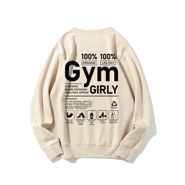Gym Girl Long Sleeved Sweatshirt