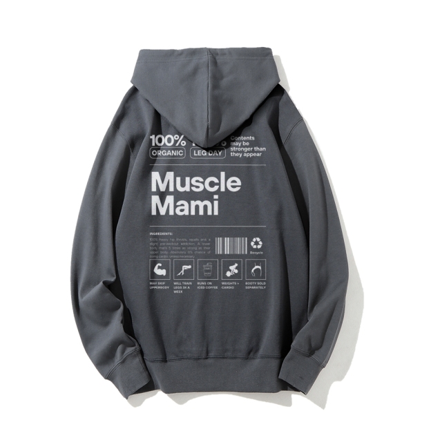 Muscle Mami Long sleeved Hoodie