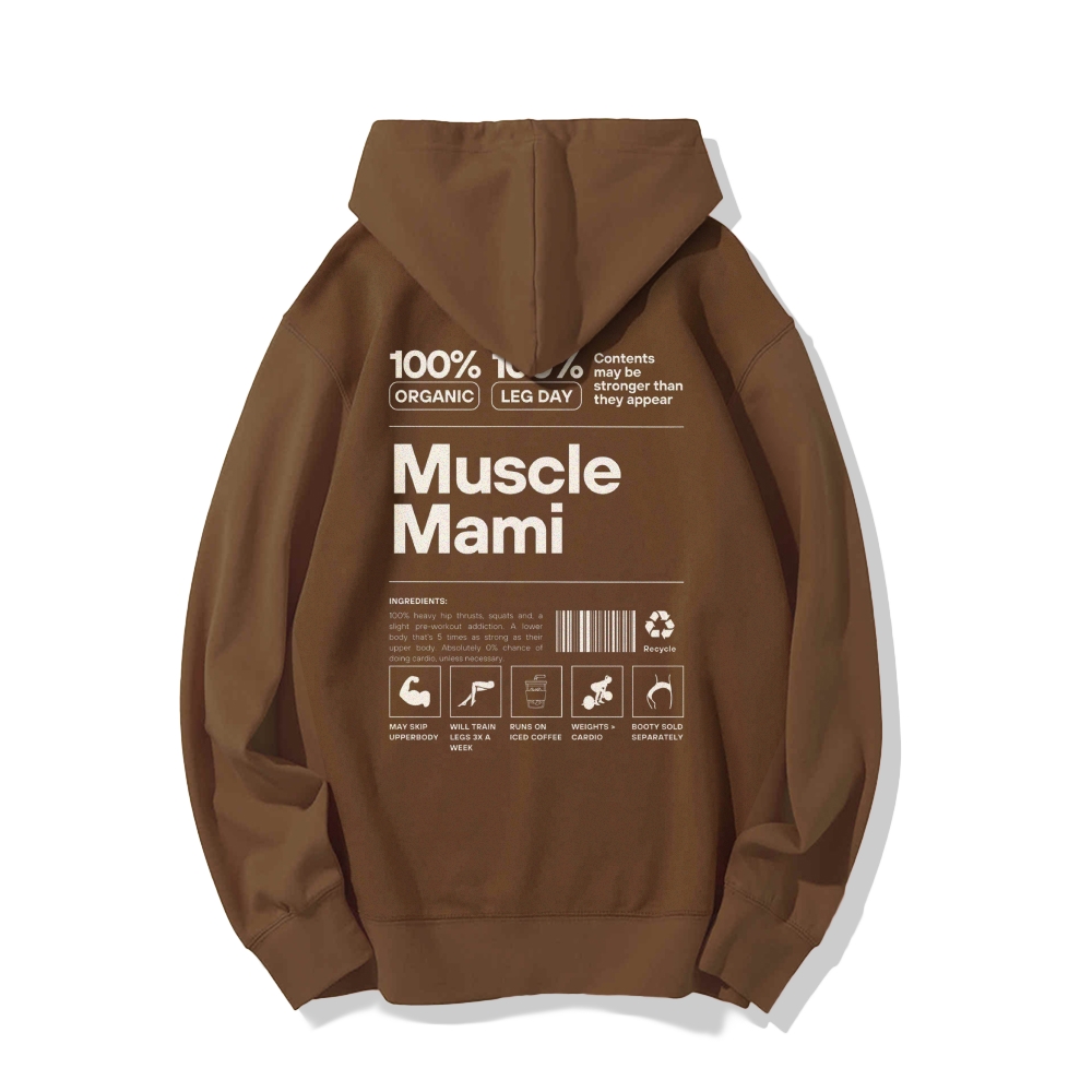 Muscle Mami Long sleeved Hoodie
