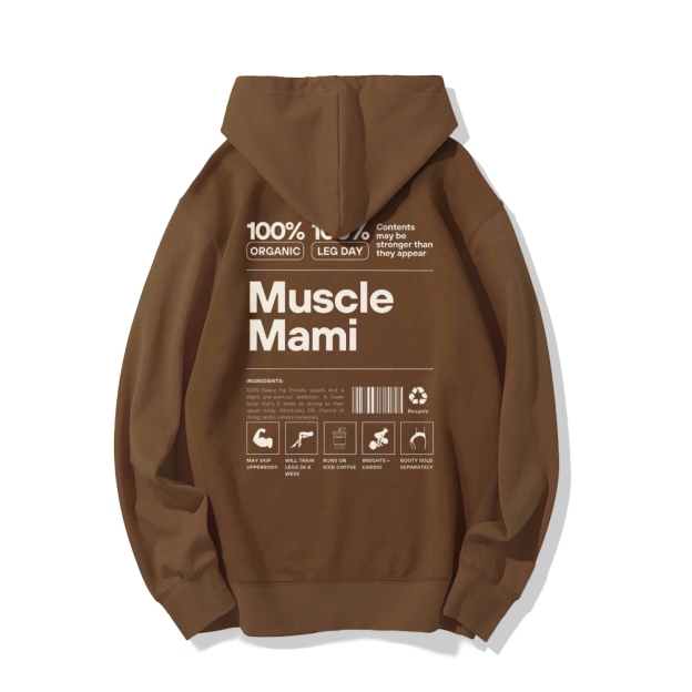 Muscle Mami Long sleeved Hoodie
