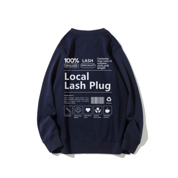 Local Last Plug Long Sleeved Round Neck Sweatshirt
