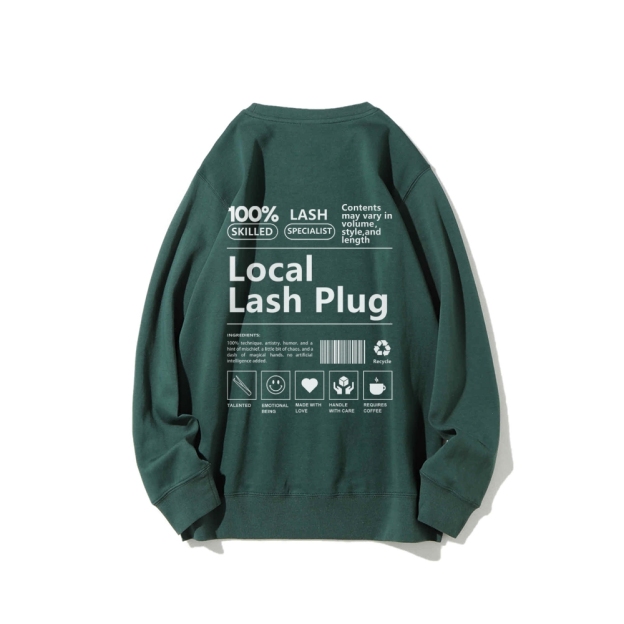 Local Last Plug Long Sleeved Round Neck Sweatshirt