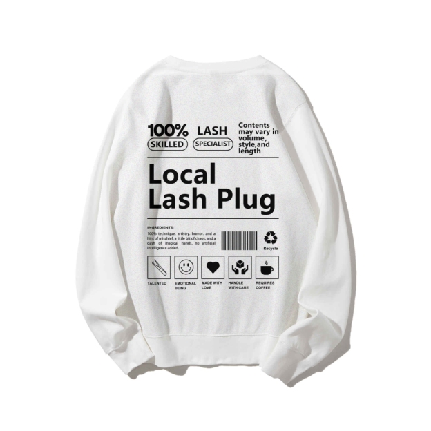 Local Last Plug Long Sleeved Round Neck Sweatshirt