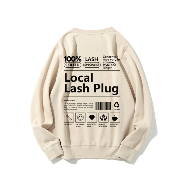 Local Last Plug Long Sleeved Round Neck Sweatshirt