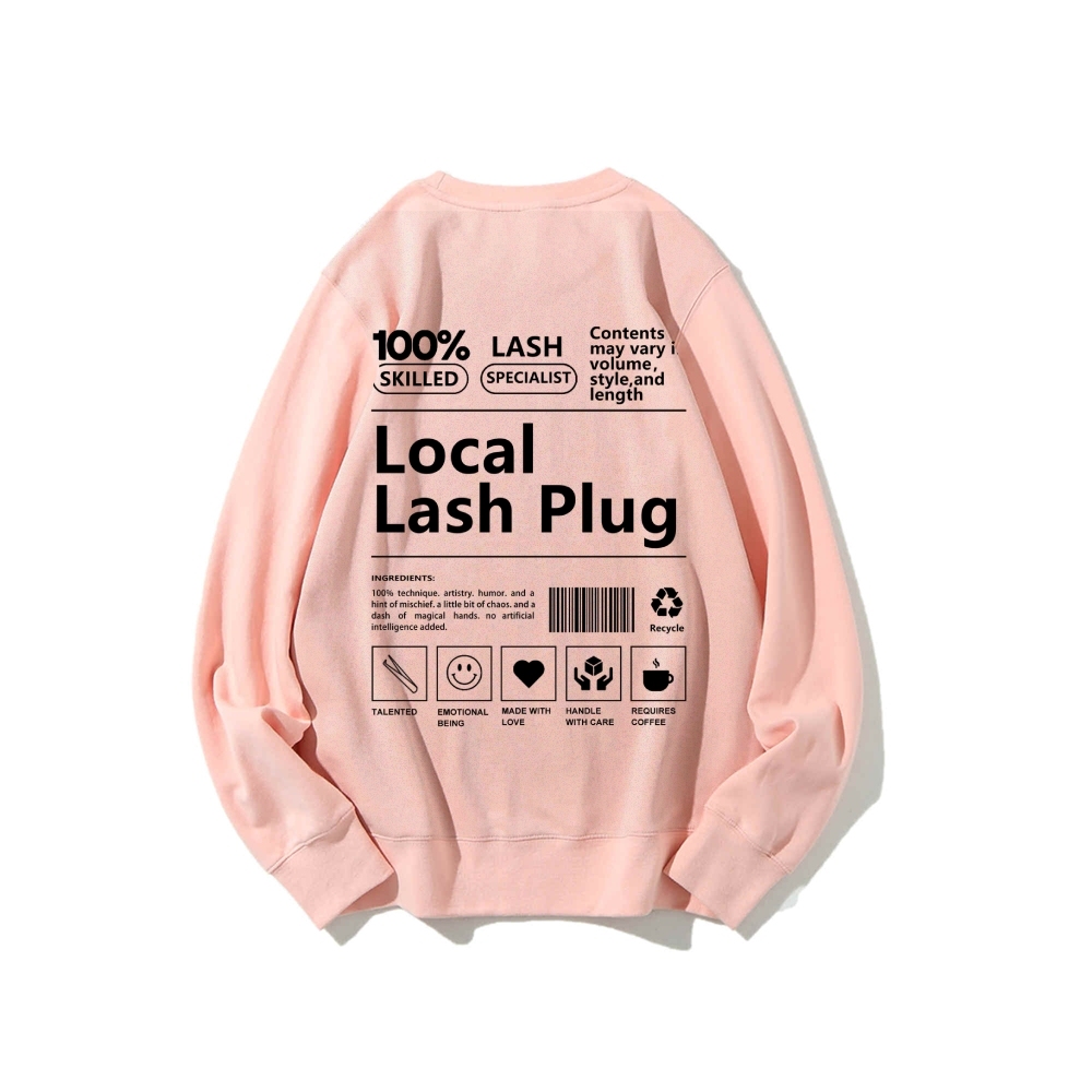 Local Last Plug Long Sleeved Round Neck Sweatshirt