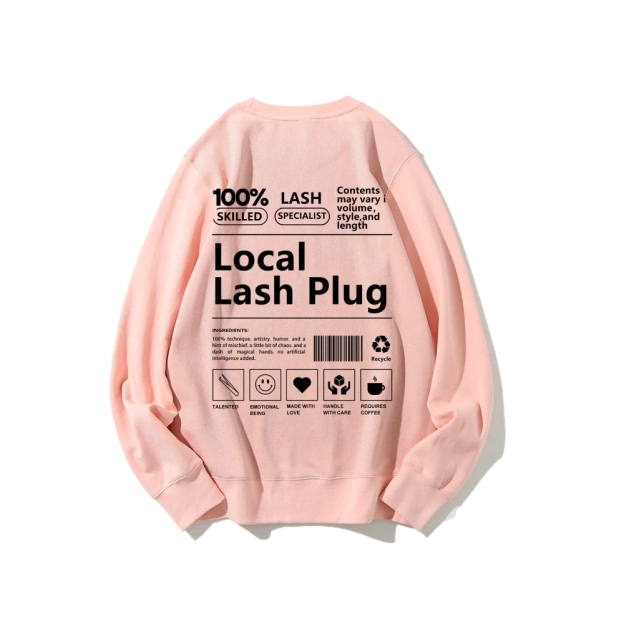 Local Last Plug Long Sleeved Round Neck Sweatshirt