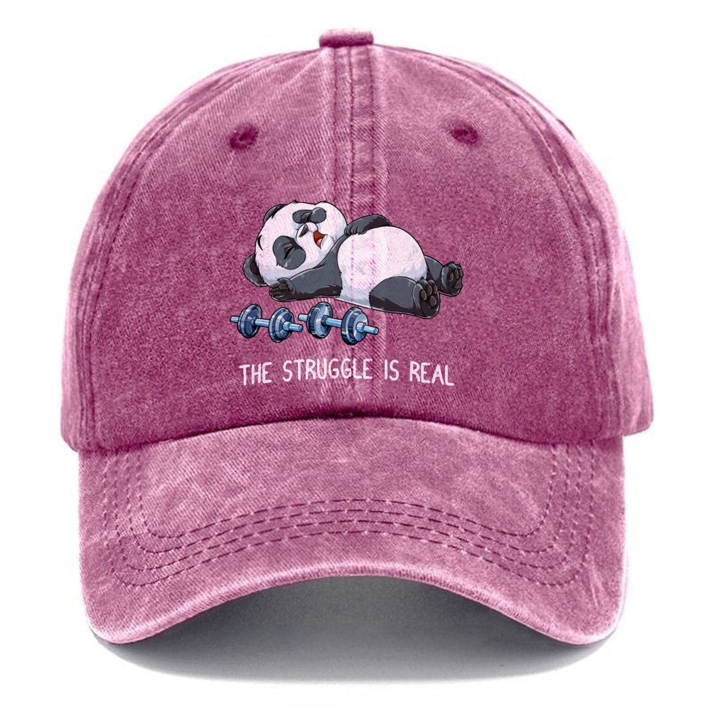 The Struggle Is Real Unisex Vintage Casual Washed Cap Customscool