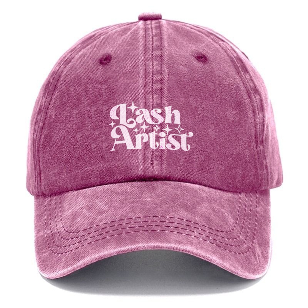 Lash Artist Unisex Vintage Casual Washed Cap Customscool