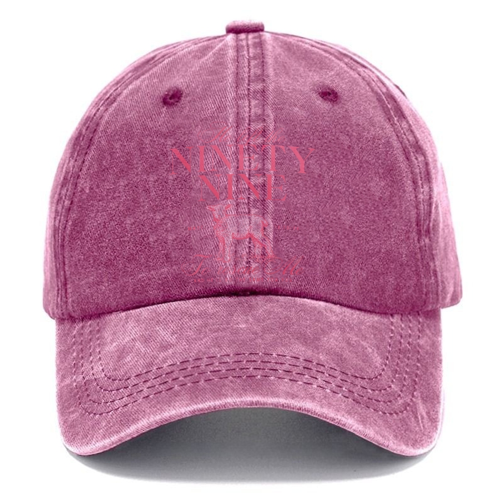 Ninety Nine Unisex Vintage Casual Washed Cap Customscool 