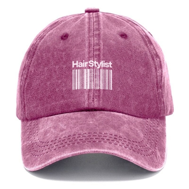 Hair Stylist Unisex Vintage Casual Washed Cap Customscool