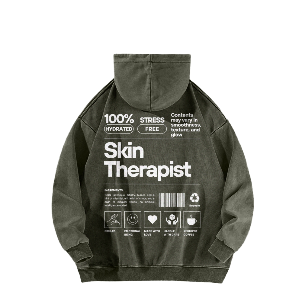 Skin Therapist Washed Hoodie