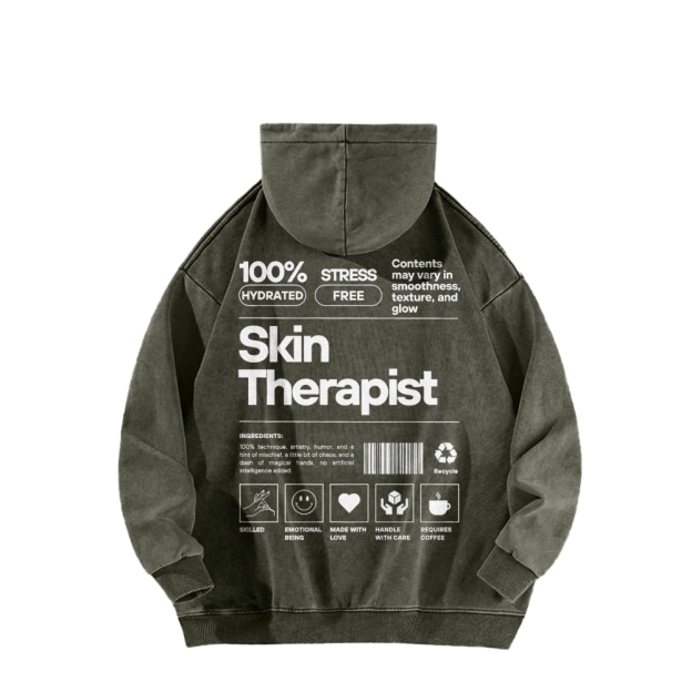 Skin Therapist Washed Hoodie