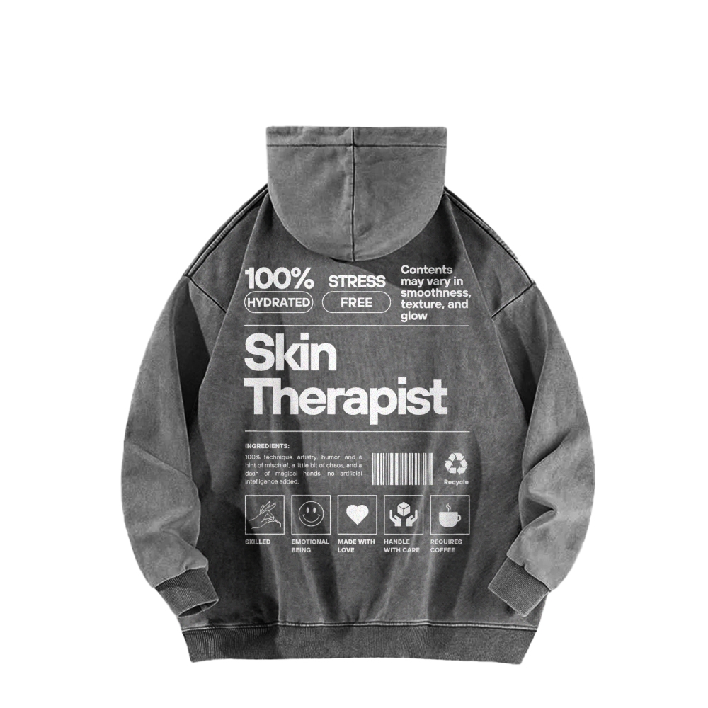 Skin Therapist Washed Hoodie
