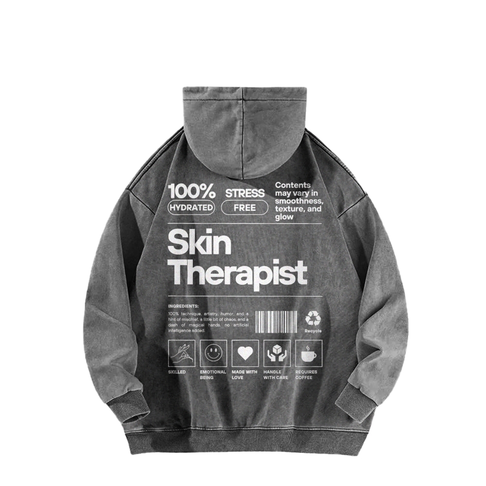 Skin Therapist Washed Hoodie