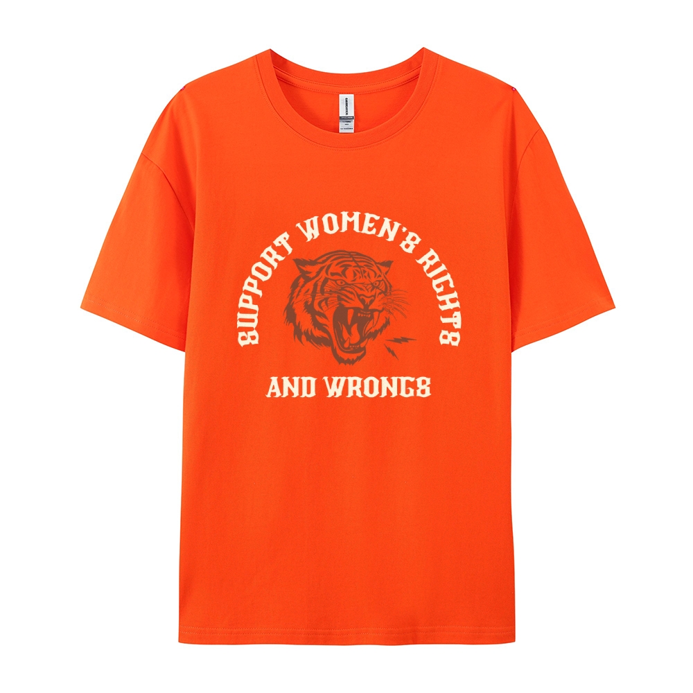 Support Rights And Wrongs Casual Short Sleeve T-Shirt