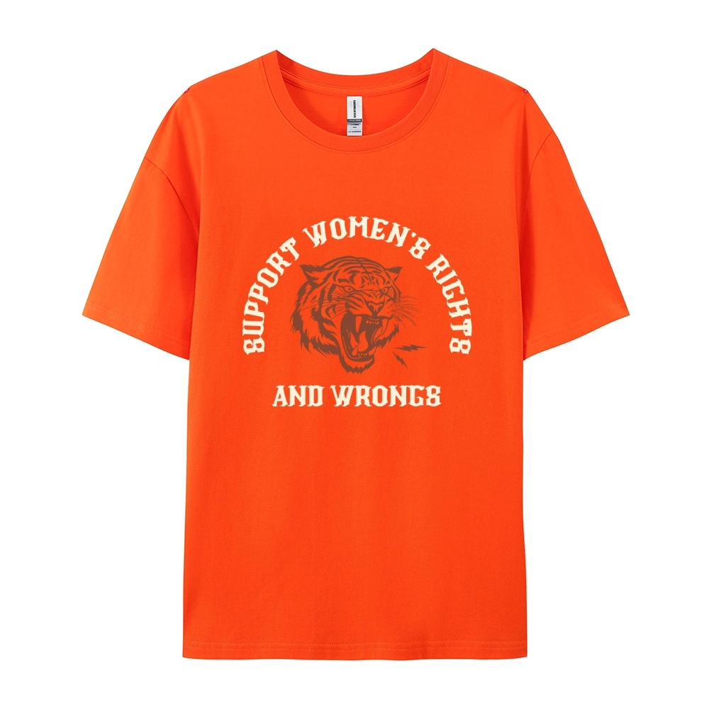 Support Rights And Wrongs Casual Short Sleeve T-Shirt