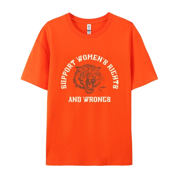 Support Rights And Wrongs Casual Short Sleeve T-Shirt