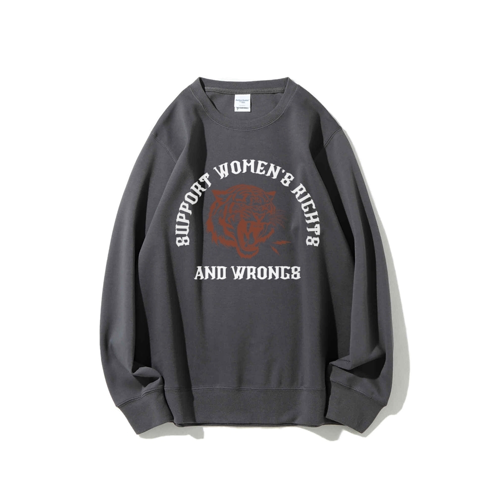 Support Rights And Wrongs Crew Neck Sweatshirt