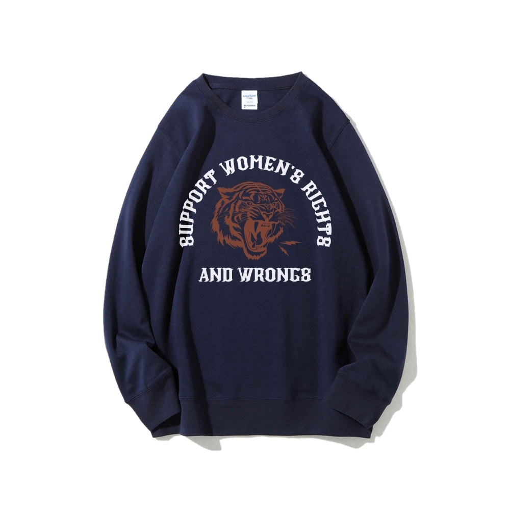 Support Rights And Wrongs Crew Neck Sweatshirt