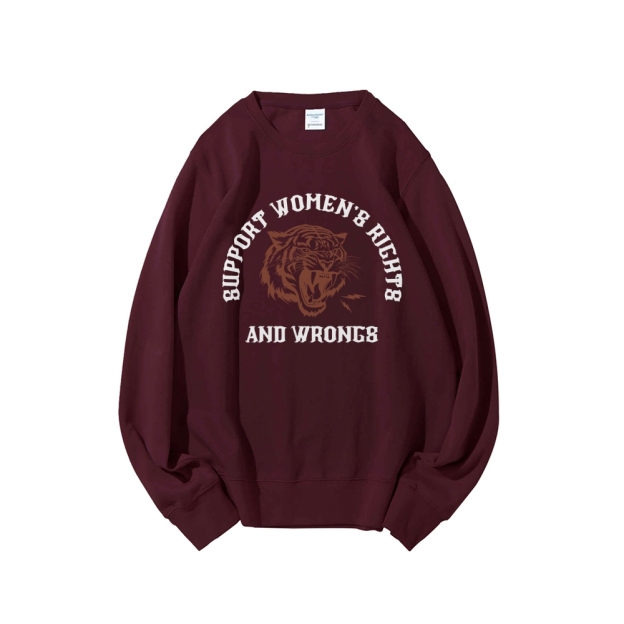 Support Rights And Wrongs Crew Neck Sweatshirt