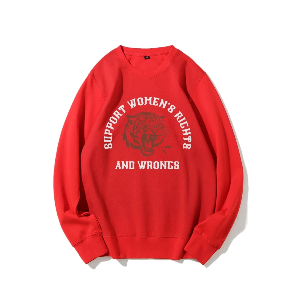Support Rights And Wrongs Crew Neck Sweatshirt